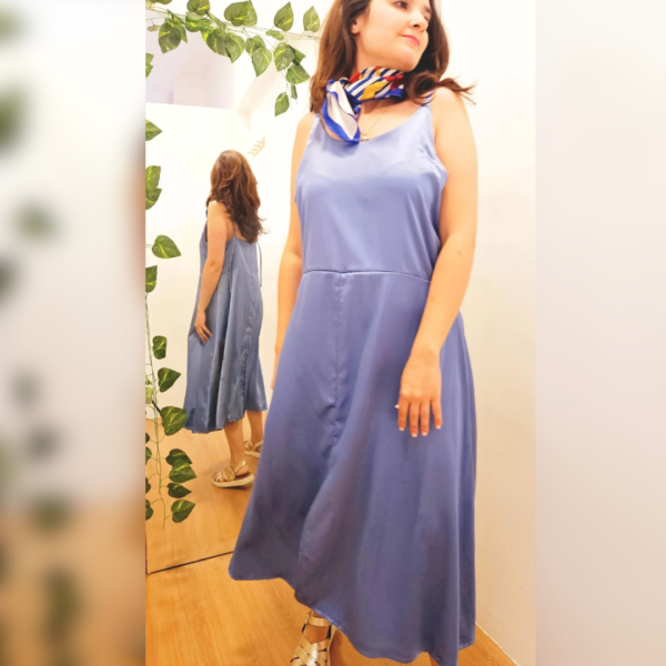 Vestido Roma -Cielo-